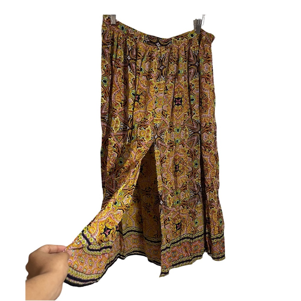 EARTHBOUND | Tribal Print Maxi Skirt with Slit